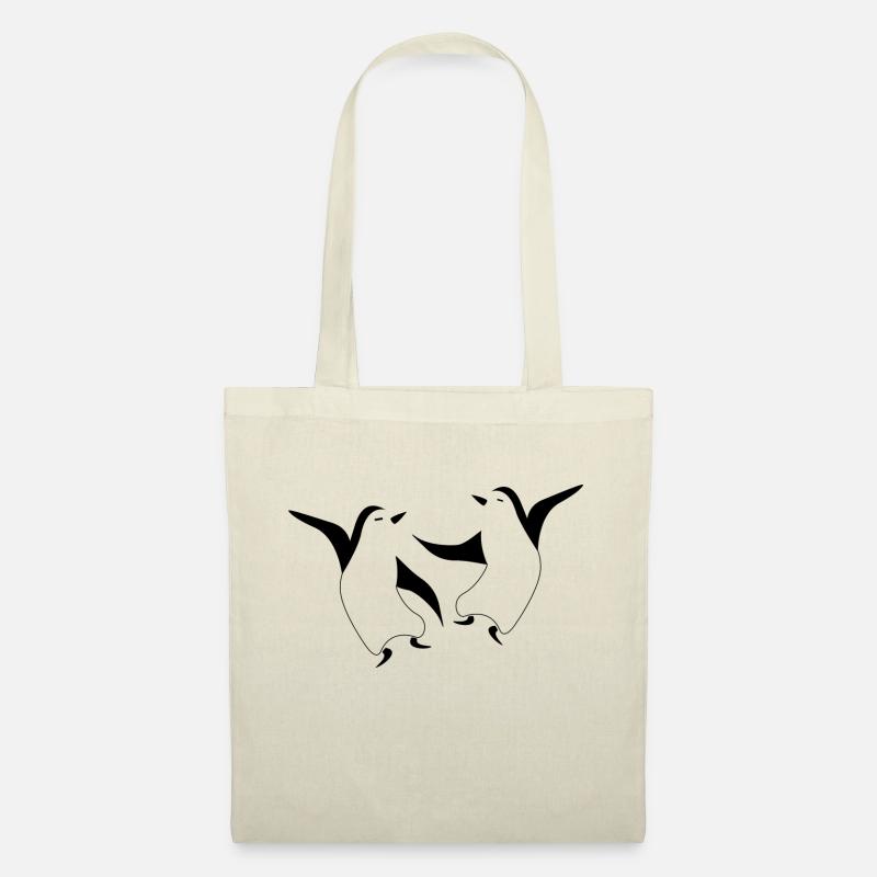 monitos Pinguin - Stoffbeutel - Natur