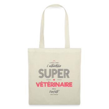L authentique super vétérinaire - Sac en tissu - nature - Devant