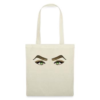 yeux verts - Sac en tissu - nature - Devant