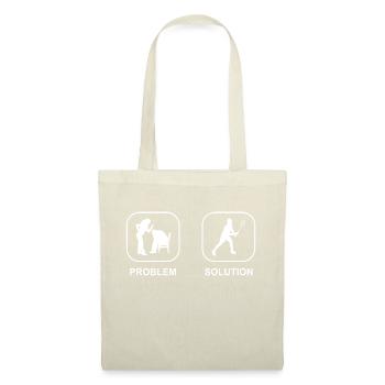 Fan de badminton Joueur de badminton Badminton - Sac en tissu - nature - Devant