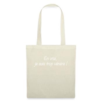 En vrai je suis trop vénère - Sac en tissu - nature - Devant