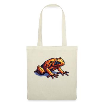 Poison dart frog dans des graphismes rétro pixel cool - Sac en tissu - nature - Devant