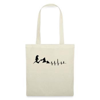 Heartbeat - Bear - Mountain - (2) - Tote Bag - nature - Front