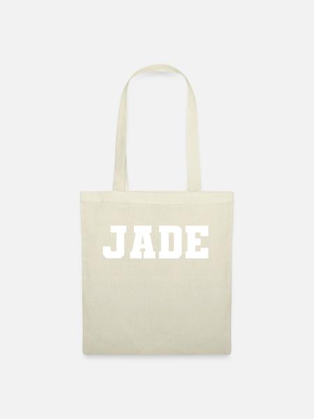 Name - Jade - Stoffbeutel - Natur