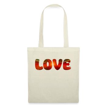 AMOUR - Sac en tissu - nature - Devant