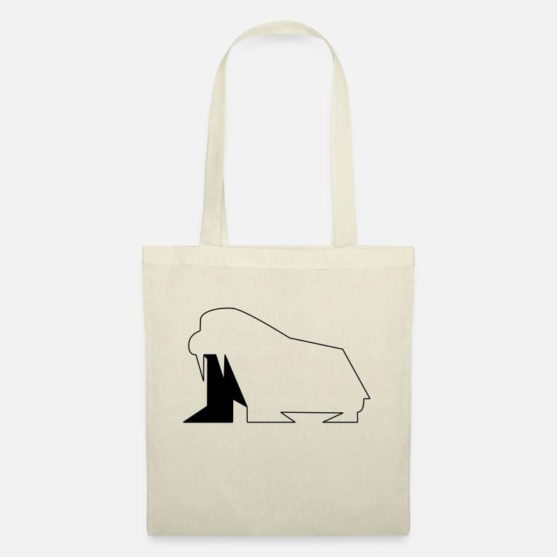 Walrus 02 - Stoffbeutel - Natur