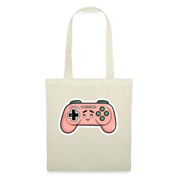 Gamer Gamer Controller Gaming Mignon Bande dessinée Cadeau - Sac en tissu - nature - Devant
