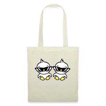 2 Birds Sunglasses Cool Sitting Two Friends Crew - Tote Bag - nature - Front