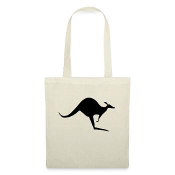 single kangaroo - Stoffbeutel - Natur - Vorne