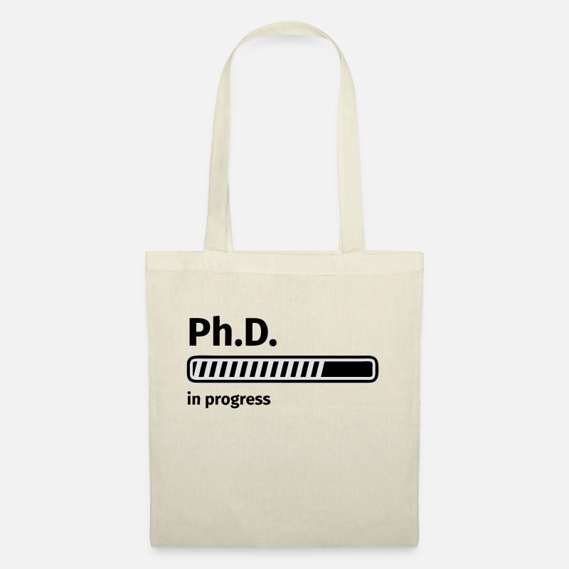 Ph.D.-Ladebalken - Stoffbeutel - Natur