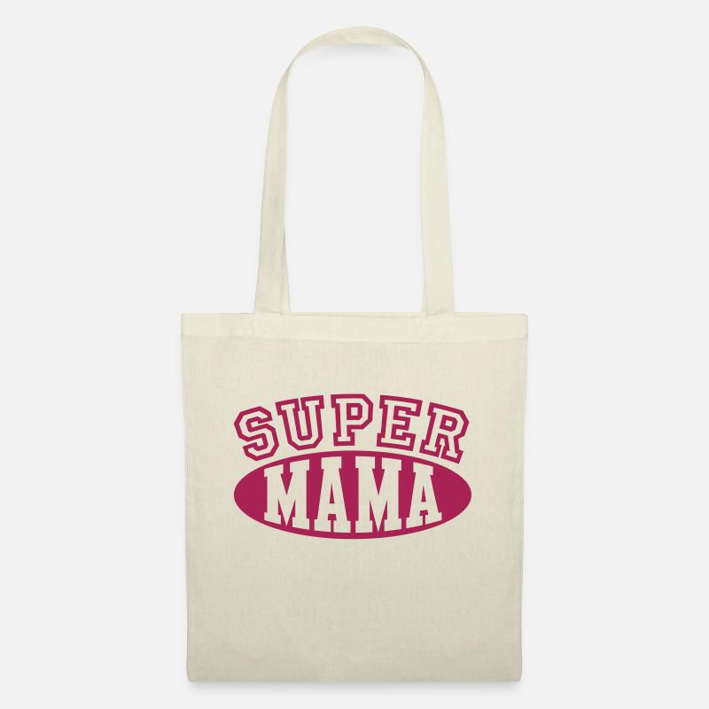 Super Mama - Stoffbeutel - Natur