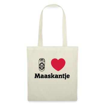 I Love Maaskantje Klein - Stoffbeutel - Natur - Vorne