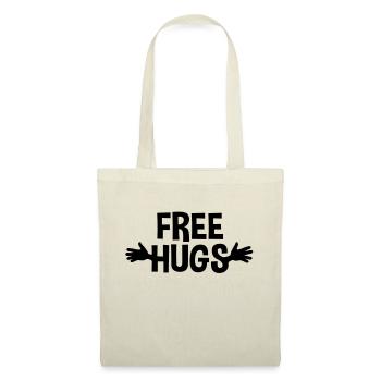 free hugs - Stoffbeutel - Natur - Vorne