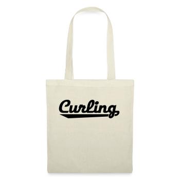 Curling - Stoffbeutel - Natur - Vorne