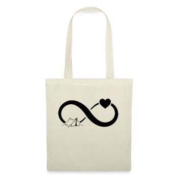 Infinity Heart and Camping 1 - - Tote Bag - nature - Front