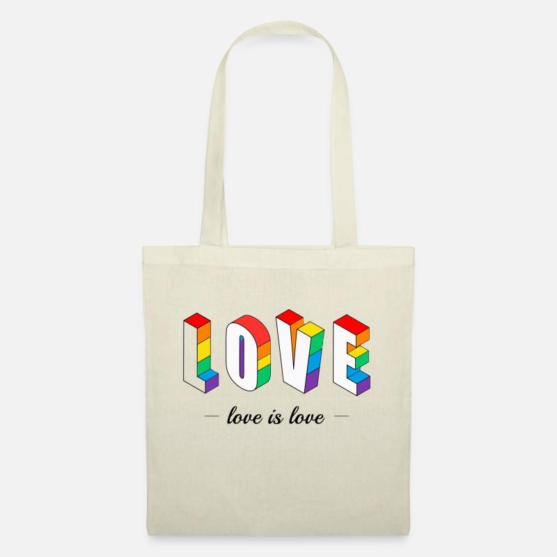 Love - Stoffbeutel - Natur