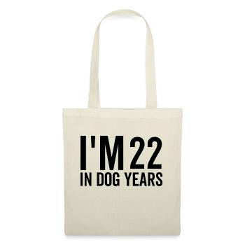 J’ai 22 ans dans Les années de chien - Sac en tissu - nature - Devant