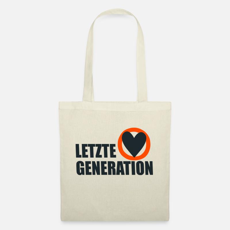 Letzte Generation - Design 4 - Stoffbeutel - Natur