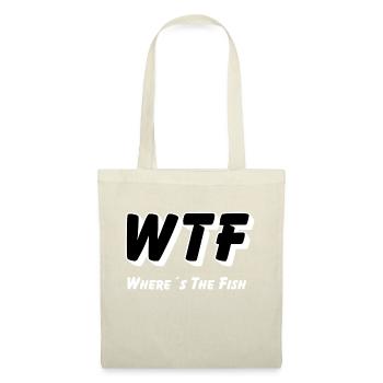 WTF - Où estLe poisson - Sac en tissu - nature - Devant