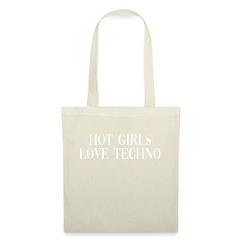 Techno Cool dictons cadeau - Sac en tissu - nature - Devant