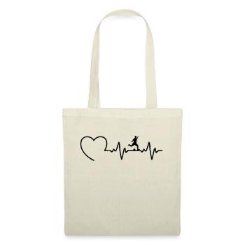 Footballeur - Sac en tissu - nature - Devant