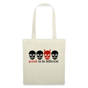 DIFFERENT SKULL - 2C - Tote Bag - nature - Front