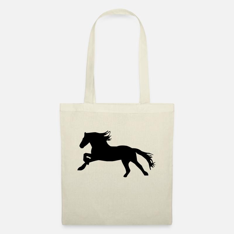 cheval - Sac en tissu - nature