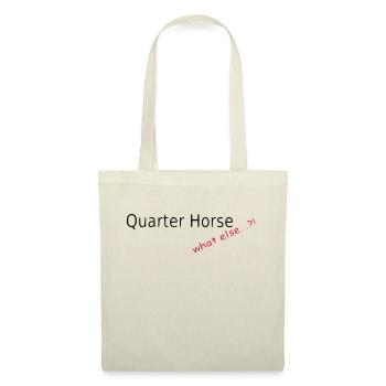 Quarter Horse, quoi d'autre - Sac en tissu - nature - Devant