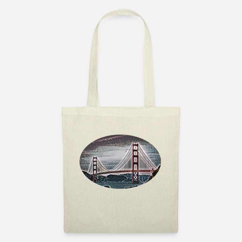 golden gate brücke - Stoffbeutel - Natur