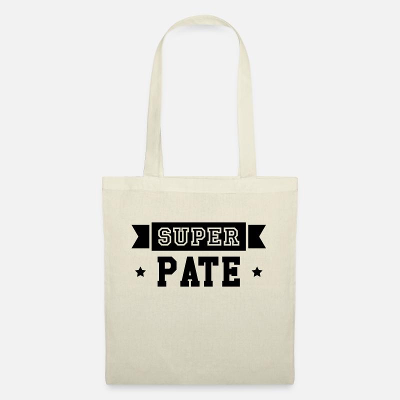 Onkel / Pate / Taufpate / Patenonkel - Stoffbeutel - Natur
