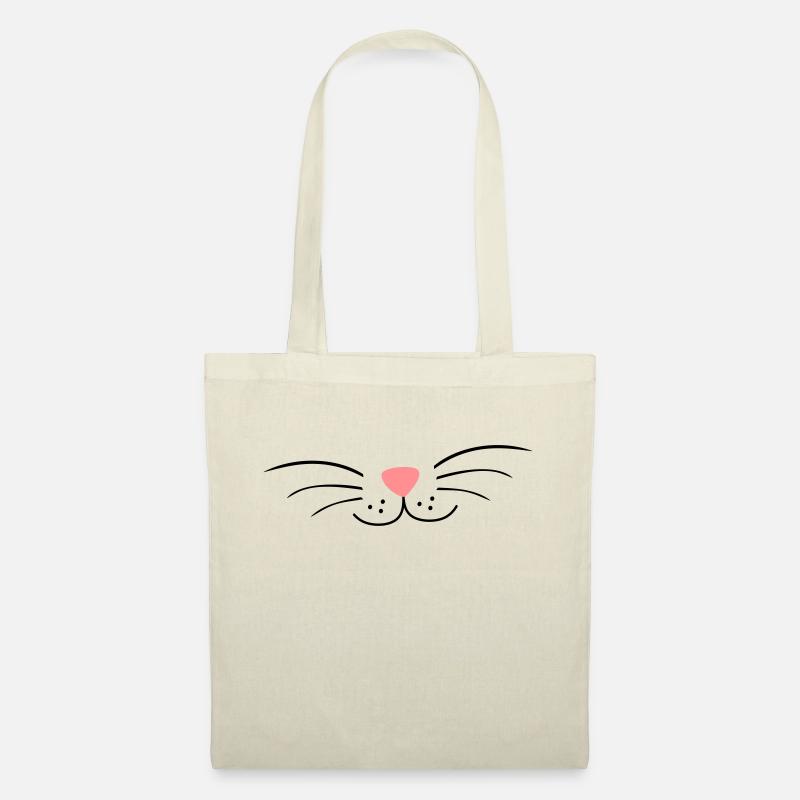 Katzenschnute, Katze - Stoffbeutel - Natur