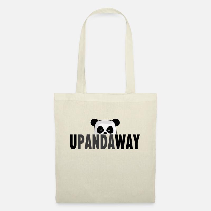 U PANDA WAY REiSEN - Stoffbeutel - Natur