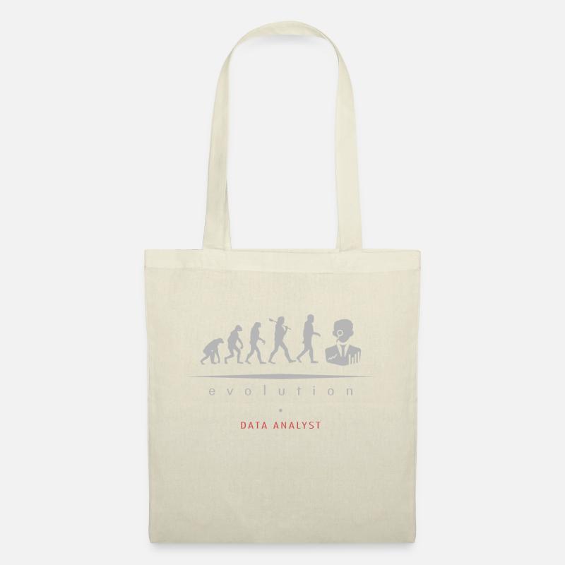 Data Analyst Evolution Design für einen - Stoffbeutel - Natur