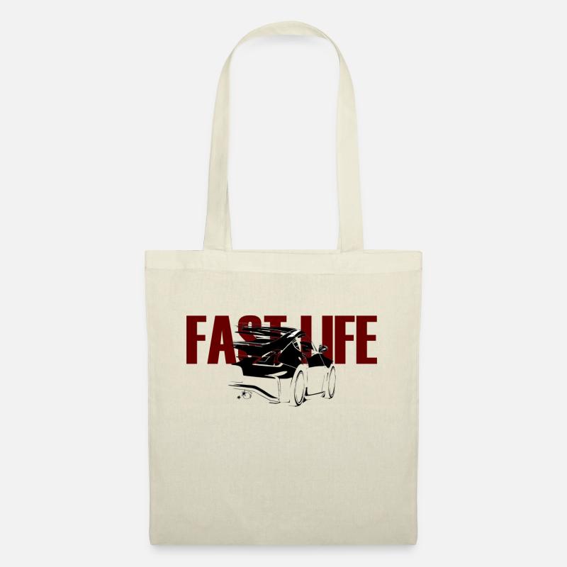 Fast Life: Graphic Design Collection - Stoffbeutel - Natur