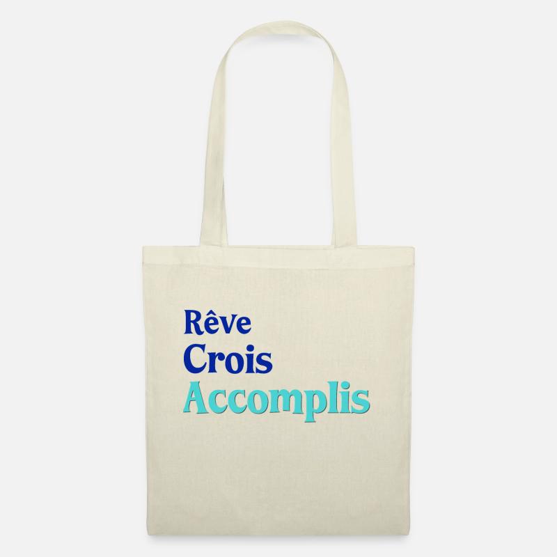 rêve crois accompli - Sac en tissu - nature