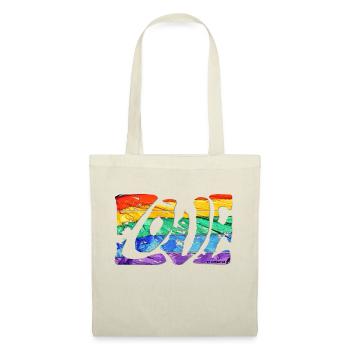 Drapeau arc-en-ciel d’amour - Sac en tissu - nature - Devant