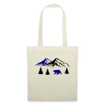 mountains, bear, nature - Tote Bag - nature - Front
