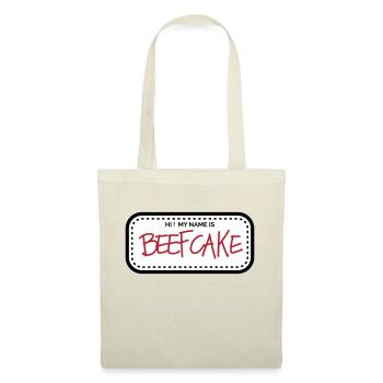 Beefcake (Color change possible) - Tote Bag - nature - Front