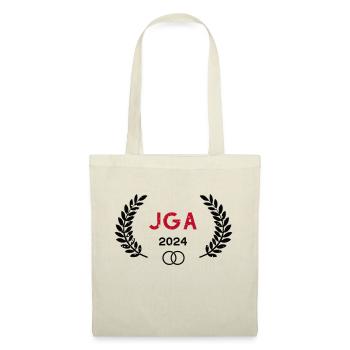 JGA 2024 | Junggesellenabschied 2024 | Poltern - Stoffbeutel - Natur - Vorne