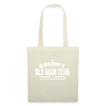 Grumpy Old Man Club - Only Happy When Complaining - Stoffbeutel - Natur - Vorne