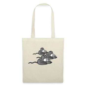 3 Mice Family Child Mom Dad Parents Three Friends - Tote Bag - nature - Front