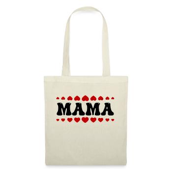 Mama - Stoffbeutel - Natur - Vorne
