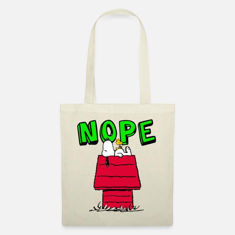 Peanuts Snoopy Nope - Tote Bag - nature