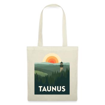 Taunus Vintage | Nature Travel Poster - Stoffbeutel - Natur - Vorne