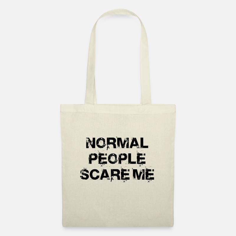 Normal People scare me - Stoffbeutel - Natur