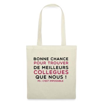 meilleur collègues - Sac en tissu - nature - Devant
