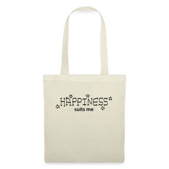 Le bonheur me convient - Sac en tissu - nature - Devant