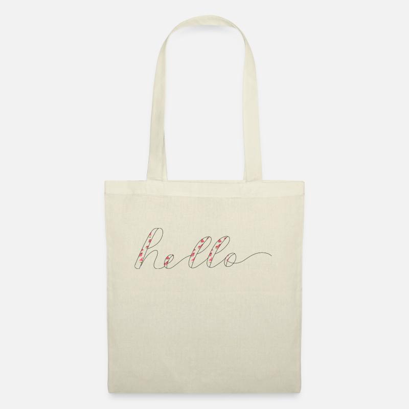 hello - Sac en tissu - nature
