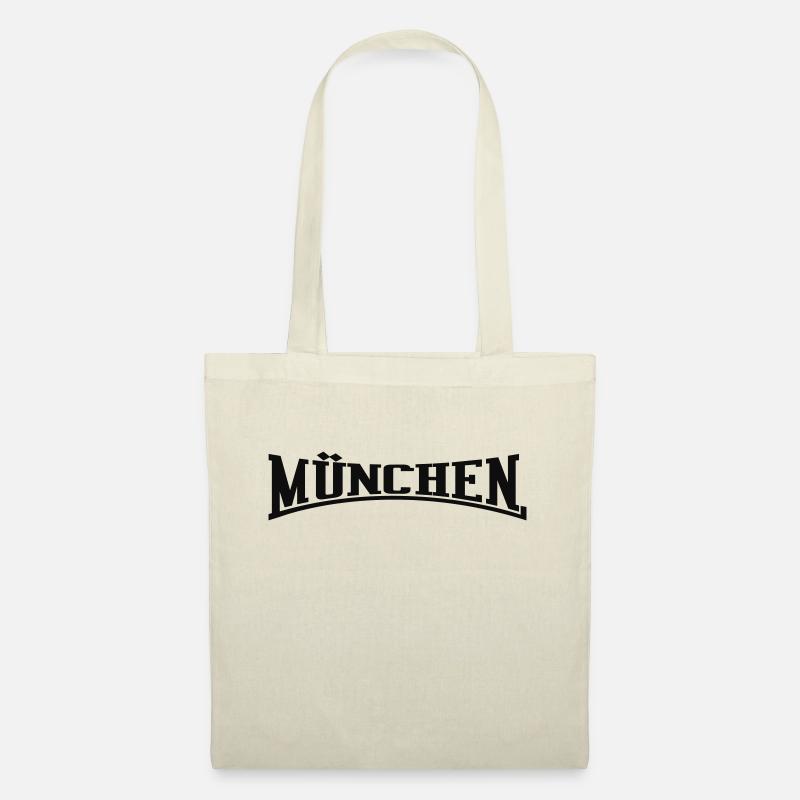 München Schriftzug - Stoffbeutel - Natur