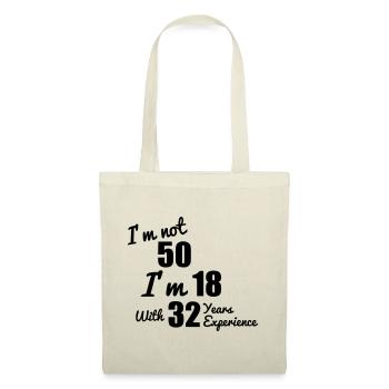 Not 50 years birthday,birthday gift - Tote Bag - nature - Front